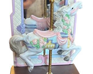 Vintage Carousal Horse Music Box