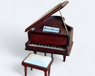 Vintage Town Square Miniature Grand Piano