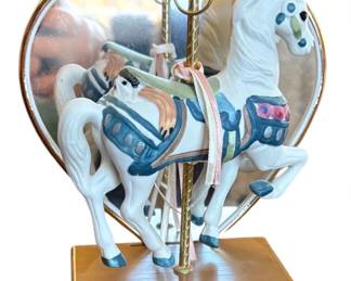 Vintage Carousal Horse Music Box