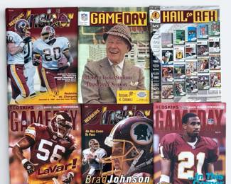 Vintage Washington Redskins Playing Cards and Stickers