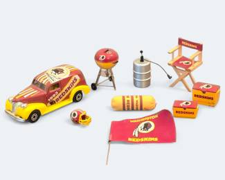 Vintage Washington Redskins Miniature Tailgate Set