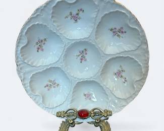 Vintage Limoges Oyster Plate