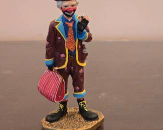 Vintage Princeton Gallery Carpetbagger Clown Figurine