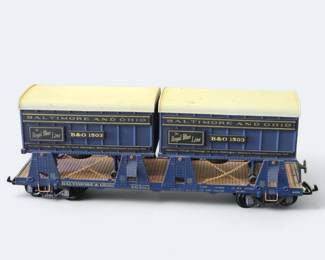 Vintage Aristo Craft B&O The Royal Blue Line Flat Car