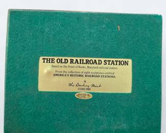 Vintage Danbury Mint "The Old Railroad Station"