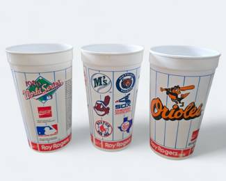 Vintage Roy Rogers 1980 MLB World Series Cups