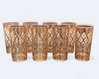 MCM Culver Highball 22K Glasses