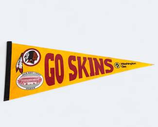 Vintage Washington Redskins Pennant