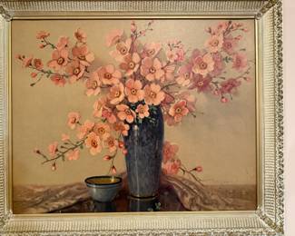 AD GREER STILL LIFE BUDS AND BLOSSOMS