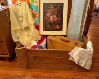 WOOD TOY BOX TRUNK