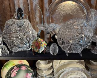 CUT GLASS BOWLS