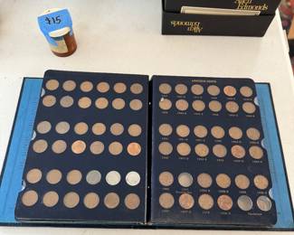 Coins (living room center table.)