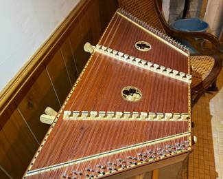 Hand Made Hammered Dulcimer w/ stand and case (basement main room) $500
