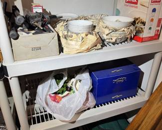 Pyrex, China, Misc. (Basement work shop room)