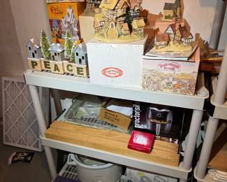 Village Sets (Basement work shop room)