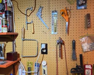 (Basement work shop room)