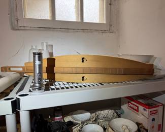 Mandolin Parts and Pieces (Basement work shop room)