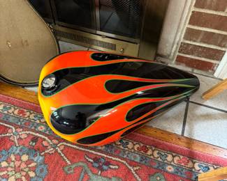 motorcycle chopper fuel tank NEW! (living room on floor in front of fireplace.) $50