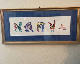 "M A R Y" Wall Art