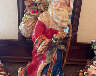 Fitz & Floyd Santa - approx 16" tall