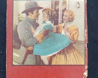 Back of Shirley Temple Book, "The Littlest Rebel"