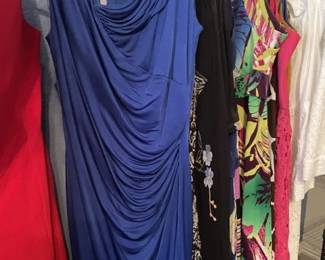 Very nice blue party dress - 3/4 length