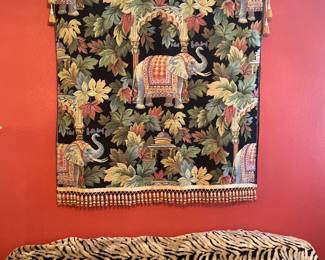 Tapestry with Elephant.