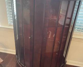 Mid Century Rounded display cabinet.