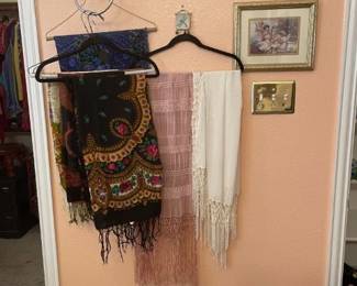 Another view - scarves