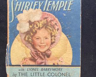 Shirley Temple book - "The Little Colonel". All pages intact. Fair condition