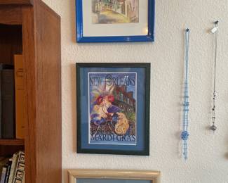New Orleans and San Francisco travel artwork. Top one is original and signed by artist.