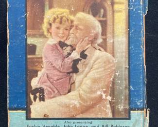 Back of Shirley Temple book.