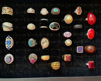 Very nice costume rings