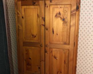 Pine closet