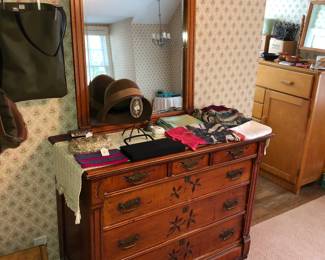 Victorian chair with mirror