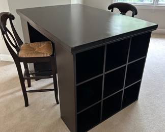 Bar height table with chairs