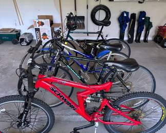Several bikes