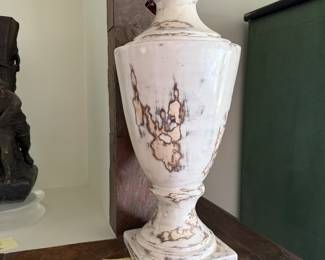 White Marble Urn 