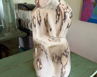 Seated Marble Sculpture
