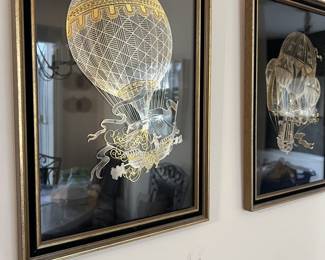 Balloon art sterling silver with 24k gold by Yves Beaujard for the Franklin Mint