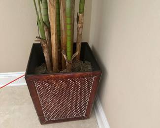 #11 - $150 - Large artificial plant Palm tree 9-10' high