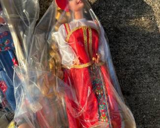 Collection of International Barbie from the 1990s       $10 each