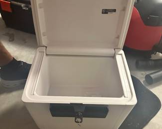 #27 - $36 -  Sentry 1970 safe with key
