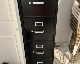 #23 - $60 - Hon vertical 4 drawers file cabinet 15x27x52
