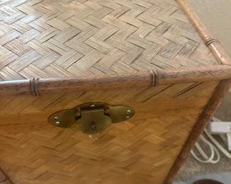 #16 - $40 each - Wicker side table box 11x16x19