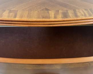 #8 - $300 - Bowfront modern Dein model 2 night stands 27x18x28& tall chest 37x20x51T - Guest bedroom barely used 