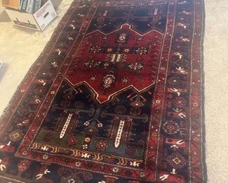 #24 - $400 - Antique made in Iran wool rug 7'5"x 4'10"
