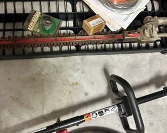 #37 - $150 - Weed eater Troy - Built Micro 4-cycle string trimmer with 2 attachments