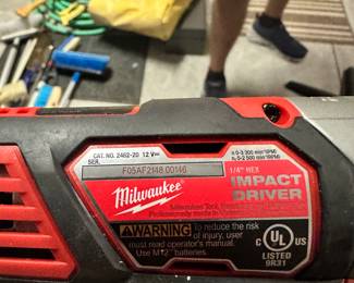 #36 - $100 - 2 - Milwaukee cordless screw drivers in bag with batteries and charger