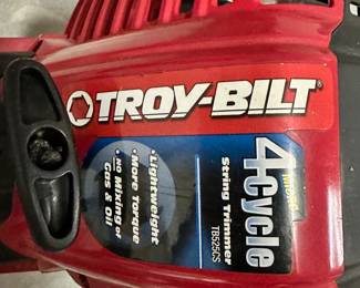 #37 - $150 - Weed eater Troy - Built Micro 4-cycle string trimmer with 2 attachments